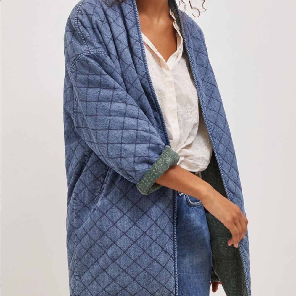 Anthropologie New Reversible Quilted Jacket